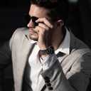 Metal Bands Compatible with Samsung Galaxy Watch 8 Band 44mm 40mm/Galaxy Watch 8 Classic Band 46mm, Business Stainless Steel Strap Wristband for Galaxy Watch 8 2025 Men Women