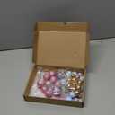 ASTARON 50 Pcs Ball Cake Topper Sticks Mini Balloons for Cake Decorating Supplies Foam Balls Cake decorations for Party Cake Birthday Cake Toppers Decorations (PinkPurpleBlue)