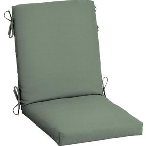 Arden earthFIBER Outdoor Dining Chair Cushion, 20 x 20, Rain-Proof, Fade Resistant, Sage Green Texture (1 Pack)