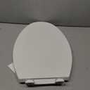 Elongated Toilet Seat 18.5" - Soft Close, Durable PP Toilet Seat, Easy Installation & Removal, Fits Most Toilet Bowls