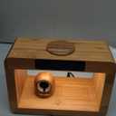 Bamboo Wireless Charging Station with Alarm Clock & Night Light, 3 in 1 Charging Station for iPhone 17/16/15/14/13/12/11 Pro Max/X/Xs, AirPods 4/3 & AirPods Pro 3/2/1/, Apple Watch Series