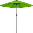 Blissun 9' Outdoor Patio Umbrella, Outdoor Table Umbrella, Yard Umbrella, Market Umbrella with 8 Sturdy Ribs, Push Button Tilt and Crank