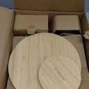 Stackable Space-Saving Set of 5 Nesting Glass Bowls with Bamboo Lids for Foodprep, Storage, Baking, Mixing & Cooking, Microwave & Oven Safe BPA Free Heat Resistant Inert Borosilicate Glass