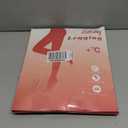 Women's Fake Sheer Thermal Tights - Plush Fleece Lined Winter Leggings, Slimming Opaque Warm Pantyhose (Large)