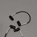 Devinal Rotatable Right-Angle XLR Cable, Adjustable-Angle Low-Profile XLR Microphone Adapter Connector, Right-Angle Mic Cord on Both Ends (Male and Female) 0.8 FT 2 pcs