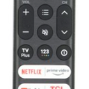 TCL RC813FMB SMART VOICE RF TV Remote Control - Netflix, Prime Video, Youtube, TCL Channel, TCL Home, Apple TV - 21001000099