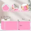 3 X 5 Inch Printable Waterproof Rectangle Color Coding Labels, 300 Per Roll Adhesive Color Coding Stickers for Bar-Codes, Address, Small Business Labeling, Inventory, Pink