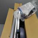 HOMLAND Toilet Seat Risers for Seniors,Raised Toilet Seat with Handles & Padded Seat, Adjustable Height & Width, 400lb Elevated Toilet Seat for Elderly, Handicap, Fit Any Toilet (Blue)