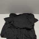 Zenlonr Women Summer 2 Piece Outfits 2026 Off Shoulder Short Sleeve Tops Elastic Waist Drawstring Long Pants Tracksuit (X-Large, Black)