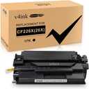 v4ink 1-Pack Compatible 26X Toner Cartridge Replacement for HP 26X CF226X Toner Cartridge High Yield Black Ink for HP Pro M402n M402dn M402dne M402dw MFP M426fdw M426fdn M426dw M402 M426