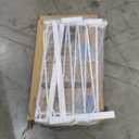 Regalo Safety 29-38.5" Baby Gate for Doorways & Bottom of Stairs, Pressure Mounted Baby Gate with Door for Babies, Toddlers & Pets, Tested & Safe for 30 Years, American Designed, American Owned, White