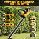 Cordless Hedge Trimmer for DEWALT 20V MAX Battery, 20-inch Electric Bush Shrub Edge Trimmer, Brushless Motor, Powerful & Lightweight (Only Tool)