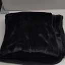 Soft Blanket Travel Size Fleece Warm Fuzzy Throw Blankets for The Bed Sofa Lightweight Charcoal Grey 50"x 61"