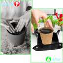 46 Pcs Bonsai Tree Kit - Indoor Starter Kit with Wooden Organizer Box, Succulent Tools Set Includes Repotting Mat, Pruning Shears and Rake - Unique Gardening Gift for Beginners & Plant Lovers