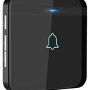 AVANTEK Add-On Plug-in Receiver RB-1, 1300 Feet Range with 52 Chimes, Black