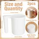 2 Pcs Dorm Bed Cup Holder Drink Water Cup Holder for Bed Anti-Spill Adjustable Water Bottle Organizer Top Bunk Beds Accessories Drink Mount Support for Universal Cups Coffee Mugs Beverages Decor