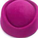 Lawliet Cocktail Fascinator Base Wool Air Hostesses Pillbox Hat Millinery Making A139