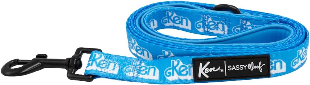 Ken Dog Leash 60-Inch with Neoprene Padded Handle - Comfortable, Durable, and Stylish for Small to Large Dogs - Officially Licensed