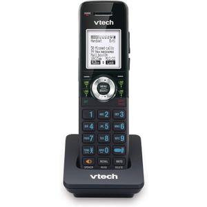 VTech AM18047 Cordless Accessory Handset for AM18447 4-Line Small Business Phone System - DECT 6.0, Full-Duplex Speakerphone, Caller ID, Expandable, Black