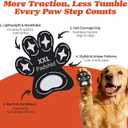 Dog Paw Protectors, Anti Slip Paw Pads for Dogs - Traction Grips for Senior Dogs & Puppies on Hardwood Floors, Paw Stickers for Dog Feet with Secure Grip 6 Sets (24 Pcs) XXXL