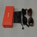 miyya Old Money Polarized Oval Sunglasses  2025 Edition, UV400 Protection, Feather-Light Fit & Trendy Colors (Black/Leopard Beige)