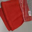 NLMUVW Red Linen Tablecloth Rectangle, Christmas Table Cloth Water Resistant Textured Table Cover for Kitchen Dining Coffee Party, 54 x 78 Inch