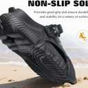 COFACE Mens Recovery Clogs Comfortable Walking Thick Cushion Sandals Sport Casual Orthopedic Mules with Plantar Fasciitis Arch Support, US9