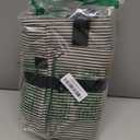 Large Women Lunch Bags/Insulated Adult Lunch Box/Leakproof Cooler Lunch Tote Bag with Storage Pocket. Reusable Lunch Purse for Work Picnic Hiking 12L, Stripe