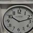 La Crosse 4043025W 10inch Basics Quartz Analog Wall Clock  White