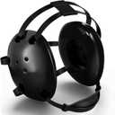 Halloscume Kids Wrestling Headgear with Adjustable Ear Guard Straps MMA Jiu Jitsu Grappling Protective Headgear for Youth Adults Men Women Comfortable Training & Tournament (Black/Black)