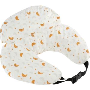 Large Size Home Feeding Pillow, Ergonomic Detachable Breastfeeding Pillow with Security Fence for Mom and Baby, Nursing Tool for Breastfeeding(Yellow)