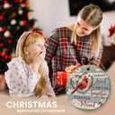 Sympathy Gifts for Loss of Loved One - Cardinal Ornaments Christmas Decorations for Tree, Memorial Gifts for Loss of Mom, Ceramic Hanging Christmas Ornaments 2025