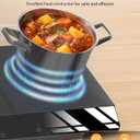 Double Burner Induction Cooktop, 1800W Portable Induction Cooktop 2 Burner with 9 Temp & Power Independent Touch Control, Electric Stove Top Cooker with Safety Lock, 3 Hour Timer