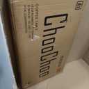 ChooChoo Oxford Coffee Table with Thicker Legs, Espresso Wood Coffee Table with Storage for Living Room 40 inches