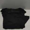 Memoriesea Women's Sexy Plunge Neckline Bodycon Ruched High Slit Party Maxi Dress (Medium, Black)