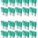 Riseuvo 20pcs 30A Standard Car Fuses - 30 AMP Automotive Fuses(ATO/APR/ATS), 32V (12/24V) Blade Fuse for RV/Truck/SUV