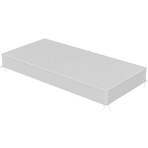 Sundale Outdoor Olefin Bench Cushion Water-Resistant Patio Couch Cushion, Loveseat Sofa Pad with Straps Light Gray, 59 x 18 x 4 Inches