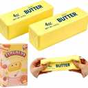 2 Pack Slow Rising Dumpling Squishy Butter Squeeze 2026 Upgraded Slow Rebond Butter Squishy Toy Soft Desk Fidget Toy for Stress Relief & Calming