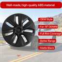 KAVANIC Wheel Cover Fits for Tesla Model Y Hubcap 19 Inch 2020-2024, 4PCS, 19 Inch Gemini Style