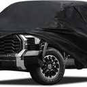 Car Cover Custom Fit for Toyota Tundra 5.5Ft Bed 2000-2026, Migaven Waterproof Full Exterior Cover Sun Rain Protection with Door Zipper (Not Include Mirror Pocket) (Black)