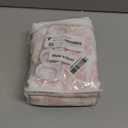 Pink Floral Shower Curtain,Vintage Cotton Cottagecore Shower Curtains for Bathroom, 72" W x 72" L, Standard 72"W x 72"L