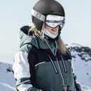 Ski Helmet for Women Men, Safety Certified Snowboard Helmet with Shockproof ABS Hard Shell for Adults & Youth, Large, Black