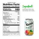 Kerns Tropical Fruit Nectar Juice Variety Pack - Mango Nectar & Peach Juice - Made from Fruit Puree for Smoothie Mix, Cocktail Mixers & Kids Drinks - 11.5oz, 12 Pack Canned Drinks (EXP 12/31/26)