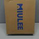 MIULEE Blackout Curtains for Bedroom Living Room Thermal Insulated Room Darkening Grommet Top Solid Light Blocking Drapery Set of 2 Window Panels 52 x 96 Inches Mocha