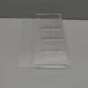 1 Pc Freestanding Acrylic Bookmark Display Holder for Business Multiple No Assembly Required 2'' Bookmark Organizer Stand for Vendors Retail Store Craft Show (One-Layer 4 Slots)