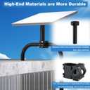 Mini Tripod Adapter with Ball Head for Starlink Mini Mount, Aluminum Alloy Starlink Mini Mount with 1/4"-20 and 3/8"-16 Threads Pipe Adapters (Stsrlink Mini Pole Clamp)