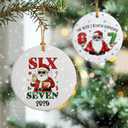 2 x Santa Says 67 Christmas Ornament 2025 | 6 7 Ornaments | Funny 67 Meme Ornament | Funny Christmas Ornaments | Gen Alpha Gift | Teen Boy Gift