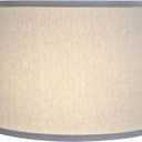 Aspen Creative 32311A Transitional Hardback Empire Shaped Spider Construction Lamp Shade in Light Blue, 12" Top x 14" Bottom x 10" Slant Height