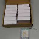 Wonderjune 12 Pcs 2 x 3'' Christmas Photo Frame Snow Globe Ornament Mini Acrylic Hanging Snow Globe Frame Glitter Snow Floating Picture Frame with String for Christmas Tree Decoration, Silver, Gold