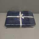 Bedsure Cooling Cotton Waffle Twin XL Blanket - Lightweight Breathable Blanket of Rayon Derived from Bamboo for Hot Sleepers, Luxury Throws for Bed, Couch and Sofa, Navy, 66x90 Inches